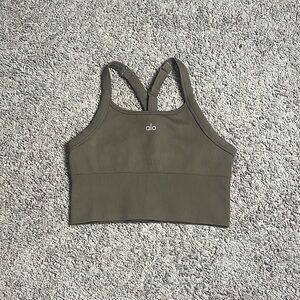 Alo seamless ribbed favorite bra tank size S